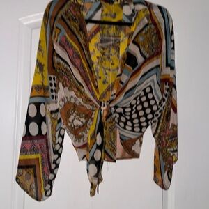 Fashion Nova Multi Colored Top